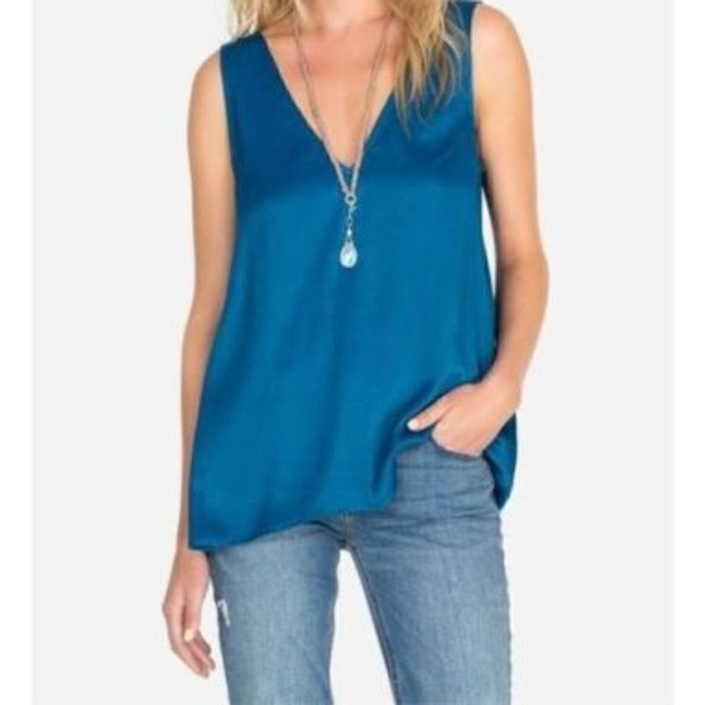 Johnny Was Pea Calme sleeveless V-neck, size Medium
